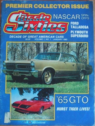 CLASSIC SIXTIES 1983 JAN - V1 #1 - NASCAR COPIES, SS427